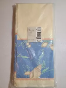 Hallmark Party Express Sabbia e Mare 54” X 102” Carta Copritavolo Conchiglia Vintage NOS - Foto 1 di 5