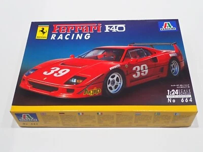 FERRARI F 40 RACING ITALERI KIT DA MONTARE SCALA 1:24 CON SCATOLA (20S) - Immagine 1 di 4