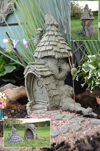 Klopfknotenhütte Feengarten Steingarten Ornament - Bild 1 von 11