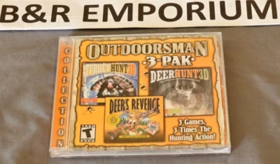 Outdoorsman 3-Pak: Turkey/Deer Hunt 3D, Revenge - (2001 ValuSoft) - Used CD-ROM - Image 1 of 3