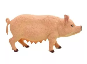 Pig, Sow Realistic Toy Model Plastic Replica Barn Farm Animal Gift 5" F258 - Picture 1 of 11