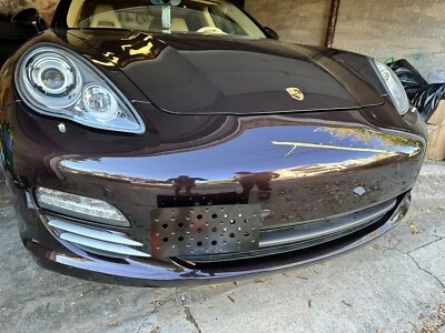 Front Bumper Tow Hook License Plate Mount Bracket for Porsche Panamera 2010-2016 - Image 1 of 4