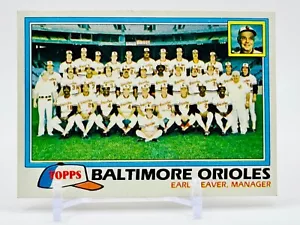 1981 Topps #661 Baltimore Orioles Team Checklist Earl Weaver - Picture 1 of 2