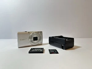Canon PowerShot A4000 IS HD 16.0MP 8x Digital Camera - Silver - Picture 1 of 5