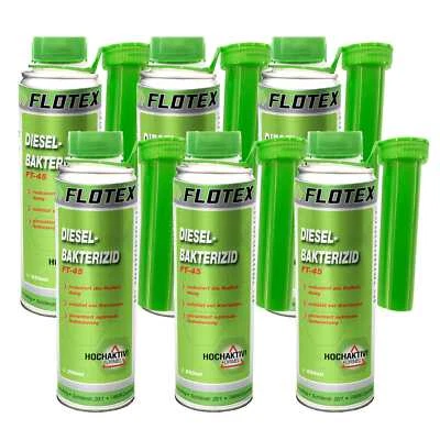 Flotex Diesel Bakterizid 6 x 250ml Desinfektion für Dieselmotoren, Heizölsysteme - Bild 1 von 2