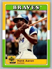 2001 Upper Deck Decade 1970's #46 Hank Aaron Atlanta Braves Baseball Card