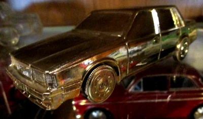 rare silverplated moneybank VOLVO 760GLE  1984 - made for VOLVO as PR by DACAPO - Image 1 of 3