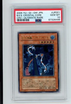 YUGIOH B.E.S Crystal Core CRV JP021 Ultimate Rare Japanese PSA 10 - Image 1 of 2