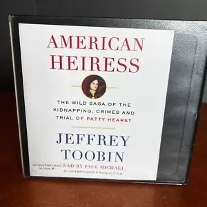 American Heiress Jeffrey Toobin Audio Book CD Set Patty Hearst Kidnapping Crime - Picture 1 of 4