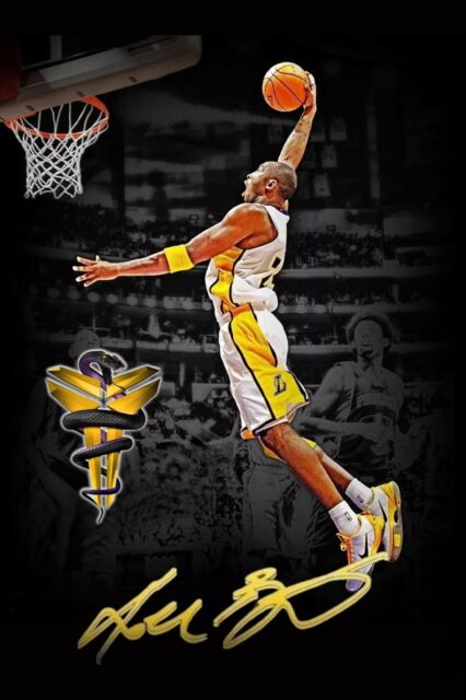 G111 Kobe Bryant LA Lakers Buzzer Beater Basketball 8x10 11x14