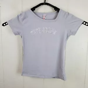 Pepe Jeans Shirt Womens Extra Large Gray Boat Neck Short Sleeve Embellished Logo - Picture 1 of 16
