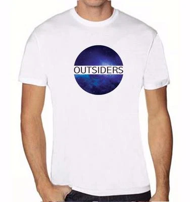 NUEVO PARA HOMBRES ESTAMPADO COSMOS GALAXY OUTSIDERS DISEÑO GRÁFICO DIVERTIDO HIPSTER T-SHRIT Foto 1 de 4