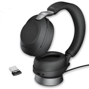 JABRA Evolve2 85 Stereo MS Bluetooth ANC LS black,37h Akkulaufzeit,BRANDNEU - Bild 1 von 5