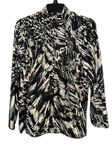 JM Collection Zebra Print Jacket - Picture 1 of 5