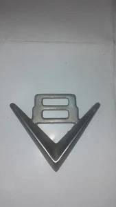 1952 1951 1953 Ford V8 Emblem Stainless Steel - Picture 1 of 2