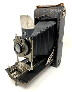 Antique 1910s NO. 3A Folding Pocket Kodak Camera Black Bellows - Picture 1 of 15