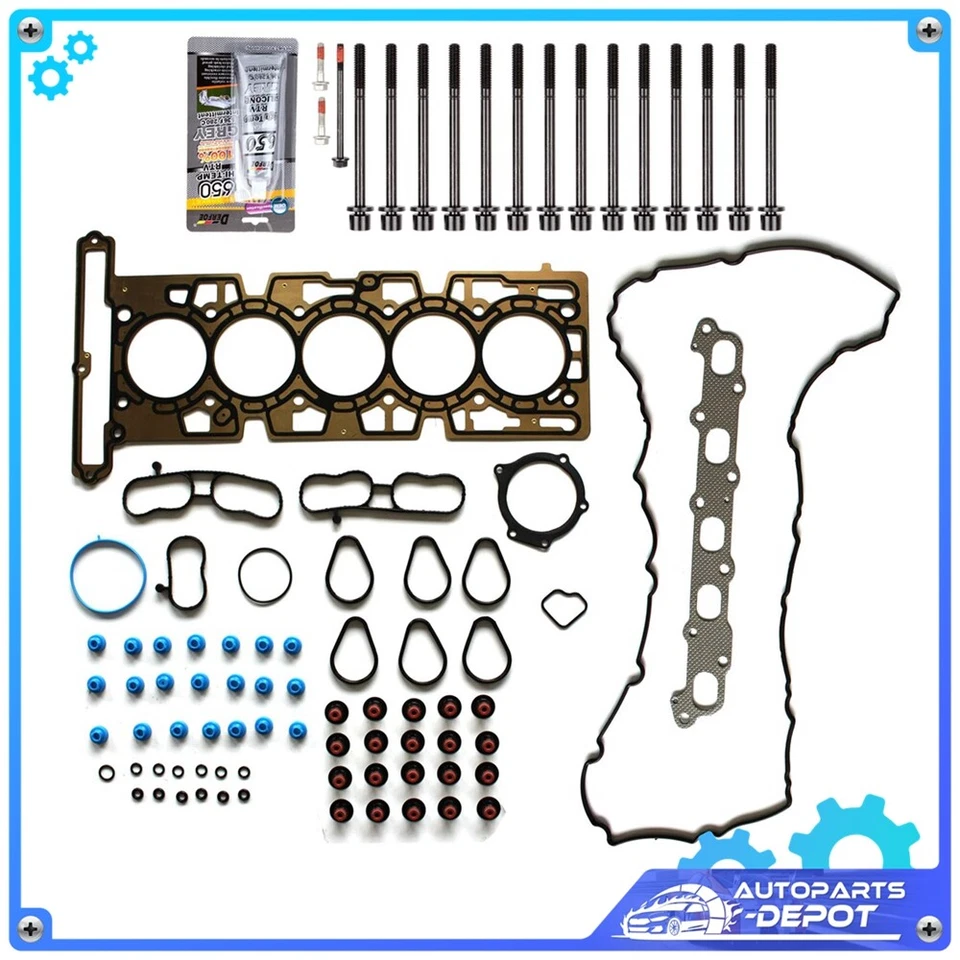 Fits 04-06 GMC Canyon Hummer H3 Isuzu I-350 3.5L DOHC Head Gasket Bolts Set - Image 1 of 4