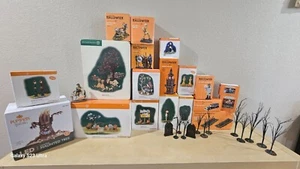 Various Dept 56 Snow Village Halloween Accessories SEE DROP DOWN MIB - Picture 1 of 131