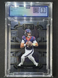 2023 Panini Select RC CJ Stroud Concourse #41 CGA 9 Houston Texans - Picture 1 of 3