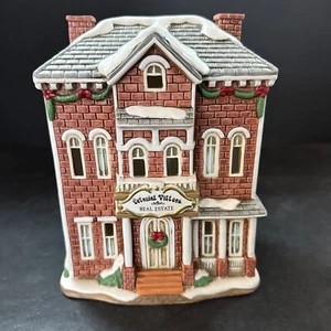 1993 Lefton Colonial Village Real Estate Light Up House Porcelain #01006 - Picture 1 of 7