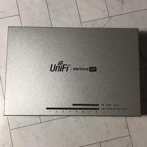 Ubiquiti UniFi US-8-60W 8-Port Gigabit 4-Port PoE Switch - NO A/C - Picture 1 of 7