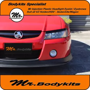 Mr Eye Lid / Head Light Eyebrows For VZ Holden Commodore HSV Sedan Ute Wagon - Foto 1 di 9