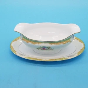 Cuenco de salsa con patrón floral Noritake M Japón China fina - Imagen 1 de 5