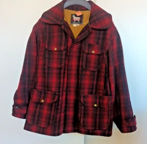 Vintage Woolrich Red Jacket Men's/Professionly Cleaned/Size 42 - Picture 1 of 22