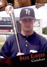 2001 Tampa Yankees Multi-Ad #10 Brad Elwood Clear Spring Maryland Baseball Card