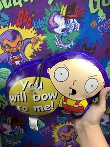 2006 Family Guy Stewie You Will Bow To Me Hanging Plush Window Cling Memorabilia - Picture 1 of 5