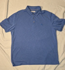 Tommy Bahama Island Zone Short Sleeve Polo Shirt Blue Mens Size XL - Picture 1 of 3