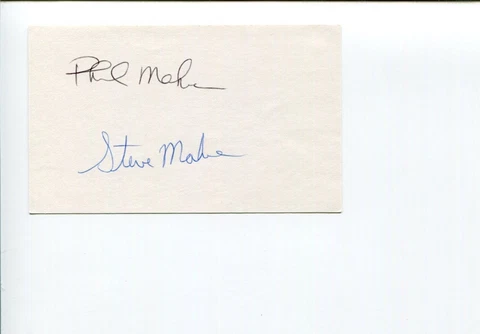Steve & Phil Mahre US Olympic Gold Silver Slalom Alpine Skier Signed Autograph Cover