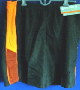 HIND~Gray w/ Orange Lightweight RUNNING SHORTS~Men's XXL~Athletic~Soccer~NWT - Picture 1 of 3