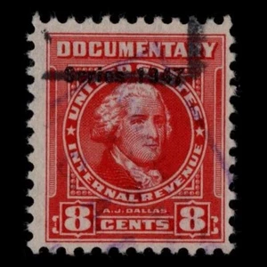 R466 REVENUE Documentary 8c SERIES 1947 DALLAS Used SEE PHOTOS Lot O-617 - Picture 1 of 1