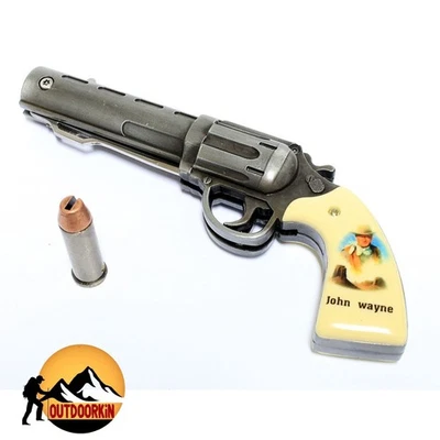 Cuchillo Coleccionable Estilo Pistola 11" con Cuchillo Bala y Caja de Regalo Foto 1 de 4