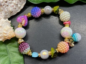 Armband Miracle Beads + div. Perlen Strass Gr. M-L Magic Beads #1011-5 - Bild 1 von 3