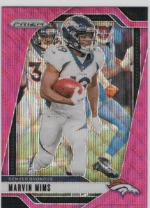 2024 Panini Prizm - Marvin Mims #327 Pink Wave Prizm Denver Broncos - Picture 1 of 2