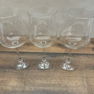 3 bauchige Weingläser klar – Weißwein Glasses Set - Bild 1 von 2
