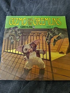 gizmo and the gremlins Story 2 VTG Picture Book 1984 Paperback Vintage No Record - Foto 1 di 6