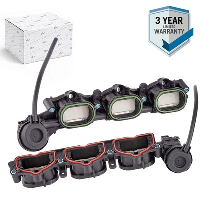 LEFT RIGHT SIDE INTAKE MANIFOLDS FOR AUDI A4 A5 A6 A7 A8 Q7 S4 S5 S6 3.0T PETROL - Image 1 of 4