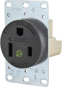 Industrial Grade 50A NEMA 6-50R EV Charging Receptacle - Fast & Durabl - Picture 1 of 2