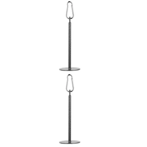 2 Piezas Soporte de Pesas Palet Fitness Trabajo Barra Estante para Hogar Gimnasio Entrenamiento - Imagen 1 de 12