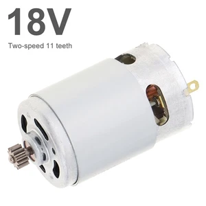 RS550 18V 6000-23000 RPM High Speed DC Motor with 11 Teeth High Torque Gear Box - Picture 1 of 12