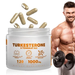 Turkesteron 1000 mg (120 Kapseln) Muskelwachstum und Erholungsergänzung - Bild 1 von 12
