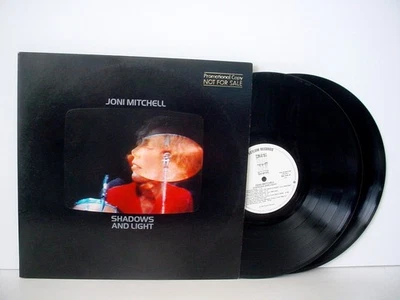 JONI MITCHELL Shadows And Light WHITE LABEL PROMO Double LP 1980 ASYLUM BB-704 Foto 1 de 4