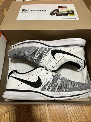 Nike Flyknit Trainer 2012 White Size 9.5 - Image 1 of 4