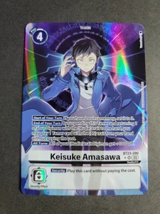 Keisuke Amasawa (arte alternativo) BT23-090 SR súper raro Digimon Hackers' Slumber - Imagen 1 de 2