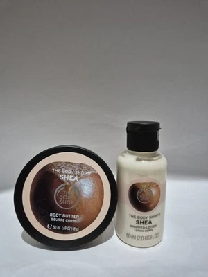 The Body Shop Bundle SHEA Whipped-Lotion 60ml & Shea Body Butter 50ml  - Image 1 of 3