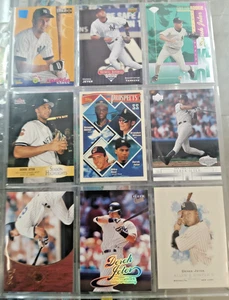 9 tarjetas de béisbol diferentes Derek Jeter New York Yankees Salón de la fama con radiocontrol - Imagen 1 de 4