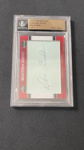 2011 Leaf Ink Cuts Beantown Heroes Don Buddin Cut Signature Auto #1/1 Beckett - Picture 1 of 2